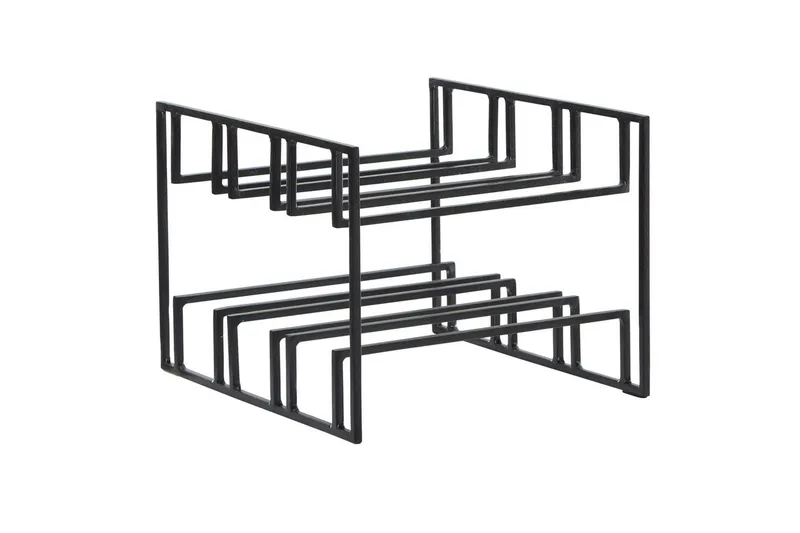 Vinstativ Wohnling Pulverlakkert metall plass til 6 flasker moderne