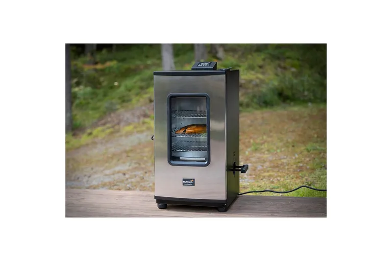 Elektrisk røyker Mustang 650W - Svart|Sølv - Servering & borddekking - Kjøkkenmaskin - Øvrige kjøkkenmaskiner - Røykskap