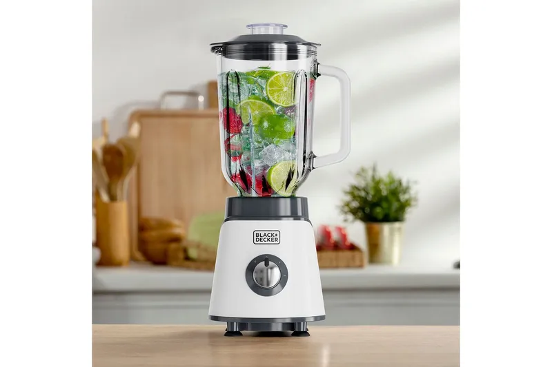 Blender Black+Decker 750W Hvit - Hvit - Servering & borddekking - Kjøkkenmaskin - Blande & hakke - Blender