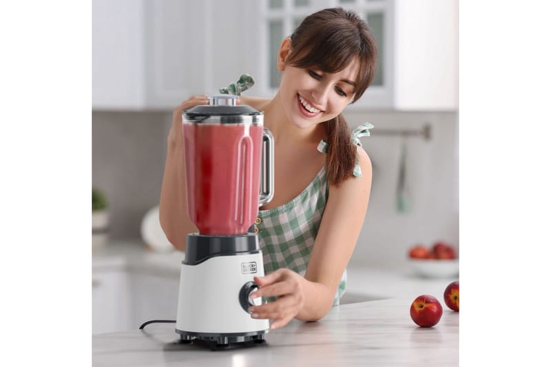 Blender Black+Decker 750W Hvit - Hvit - Servering & borddekking - Kjøkkenmaskin - Blande & hakke - Blender