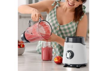 Blender Black+Decker 750W Hvit - Hvit - Servering & borddekking - Kjøkkenmaskin - Blande & hakke - Blender