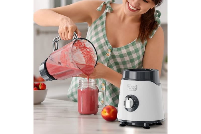 Blender Black+Decker 750W Hvit - Hvit - Servering & borddekking - Kjøkkenmaskin - Blande & hakke - Blender