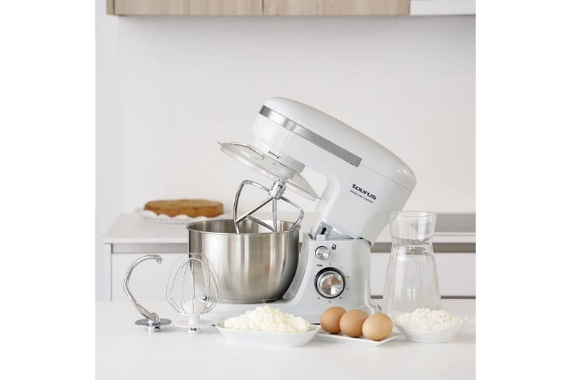 Kjøkkenmaskin Taurus Mixing Chef Compact 4L Hvit - Hvit - Servering & borddekking - Kjøkkenmaskin - Blande & hakke - Kjøkkenassistent