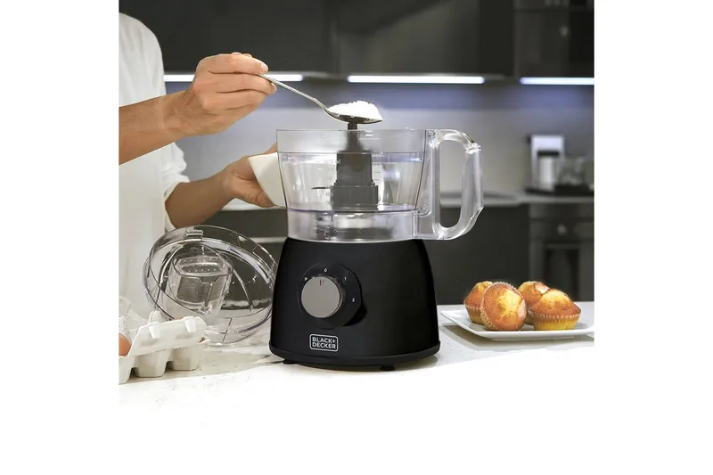 Matprosessor Black+Decker 600W Svart - Svart - Servering & borddekking - Kjøkkenmaskin - Blande & hakke - Foodprosessor
