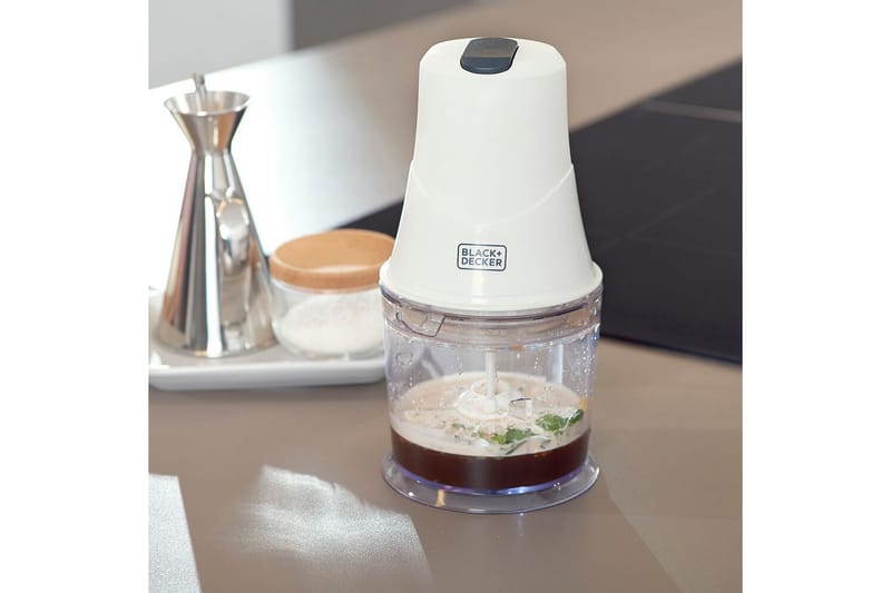Minihakker Black+Decker 260W Hvit - Servering & borddekking - Kjøkkenmaskin - Blande & hakke - Foodprosessor