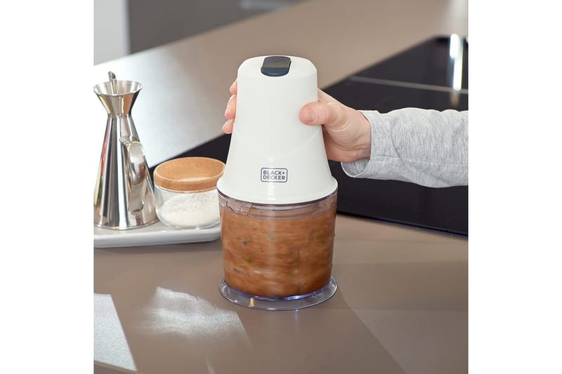 Minihakker Black+Decker 260W Hvit - Servering & borddekking - Kjøkkenmaskin - Blande & hakke - Foodprosessor