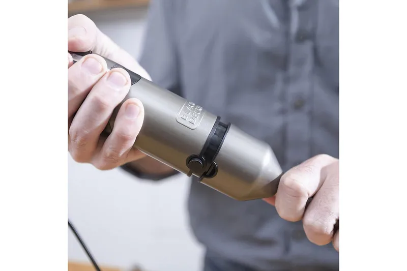 Stavmikser Black+Decker 1200W Børstet Stål - Sølv - Servering & borddekking - Kjøkkenmaskin - Blande & hakke - Stavmikser