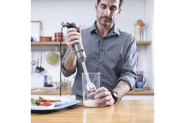 Stavmikser Black+Decker 1200W Børstet Stål - Sølv - Servering & borddekking - Kjøkkenmaskin - Blande & hakke - Stavmikser