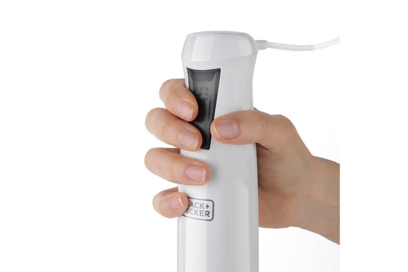 Stavmikser Black+Decker 600W Hvit - Hvit - Servering & borddekking - Kjøkkenmaskin - Blande & hakke - Stavmikser