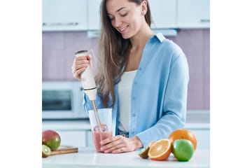 Stavmiksersett Black+Decker 750W Hvit - Hvit - Servering & borddekking - Kjøkkenmaskin - Blande & hakke - Stavmikser