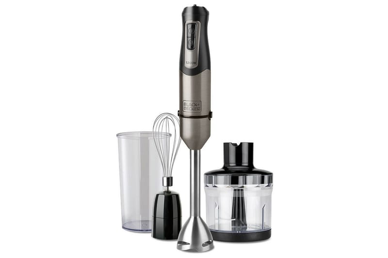 Stavmiksersett Black+Decker Børstet 1200W - Servering & borddekking - Kjøkkenmaskin - Blande & hakke - Stavmikser