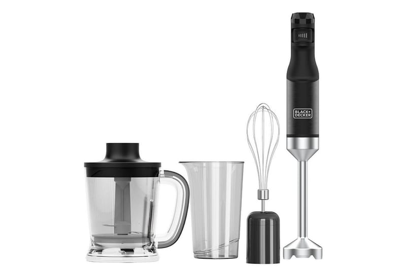 Stavmiksersett Black+Decker Svart 1500W - Servering & borddekking - Kjøkkenmaskin - Blande & hakke - Stavmikser