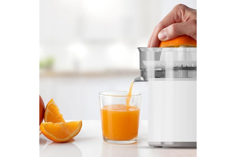 Juicepresse Black+Decker 40W hvit - Servering & borddekking - Kjøkkenmaskin - Juicepresser & juicemaskin - Råsaftsentrifuge