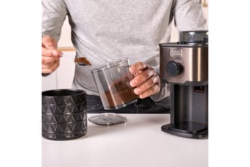Elektrisk Kaffekvern Black+Decker 150W - Grå - Servering & borddekking - Kjøkkenmaskin - Kaffemaskin & kaffetilbehør - Kaffekvern & Espressokvern