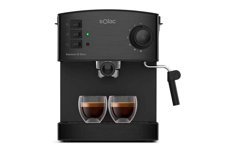 Espressomaskin Solac Taste Classic M80 Inox Svart - Svart - Servering & borddekking - Kjøkkenmaskin - Kaffemaskin & kaffetilbehør - Espressomaskiner