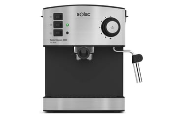 Espressomaskin Solac Taste Classic M80 Inox - Svart||Sølv - Servering & borddekking - Kjøkkenmaskin - Kaffemaskin & kaffetilbehør - Espressomaskiner