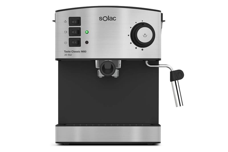 Espressomaskin Solac Taste Classic M80 Inox - Svart||Sølv - Servering & borddekking - Kjøkkenmaskin - Kaffemaskin & kaffetilbehør - Espressomaskiner