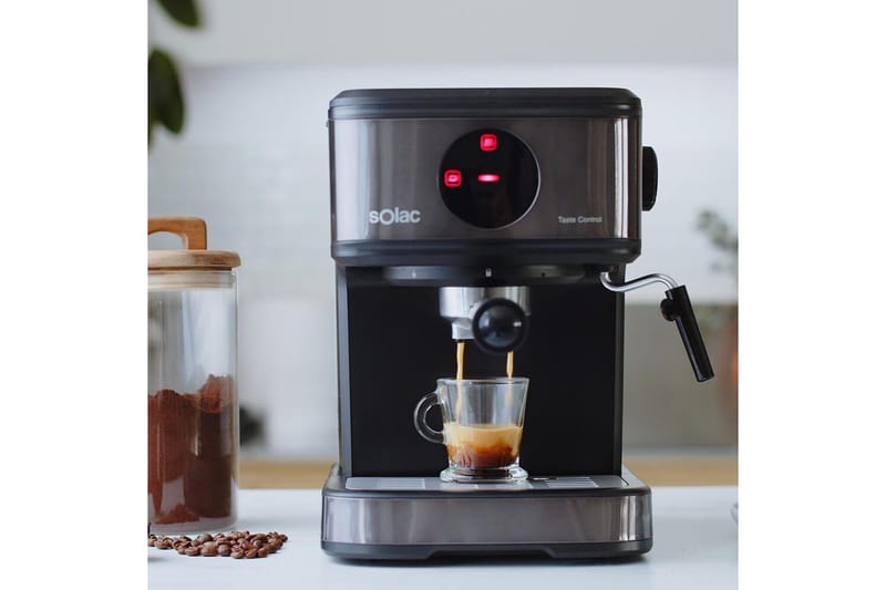Espressomaskin Solac Taste Control 850W - Svart - Servering & borddekking - Kjøkkenmaskin - Kaffemaskin & kaffetilbehør - Espressomaskiner