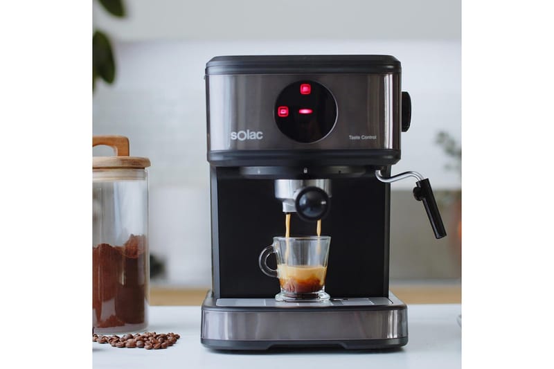 Espressomaskin Solac Taste Control 850W - Svart - Servering & borddekking - Kjøkkenmaskin - Kaffemaskin & kaffetilbehør - Espressomaskiner
