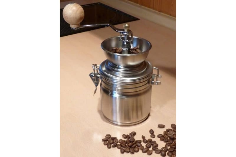HI Manuell kaffekvern rustfritt stål - Kaffekvern & Espressokvern
