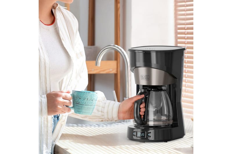 Kaffetrakter Black+Decker LCD 12 Kopper - Sølv - Servering & borddekking - Kjøkkenmaskin - Kaffemaskin & kaffetilbehør - Kaffetrakter