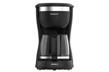 Kaffetrakter Taurus Verona Svart - Svart - Servering & borddekking - Kjøkkenmaskin - Kaffemaskin & kaffetilbehør - Kaffetrakter