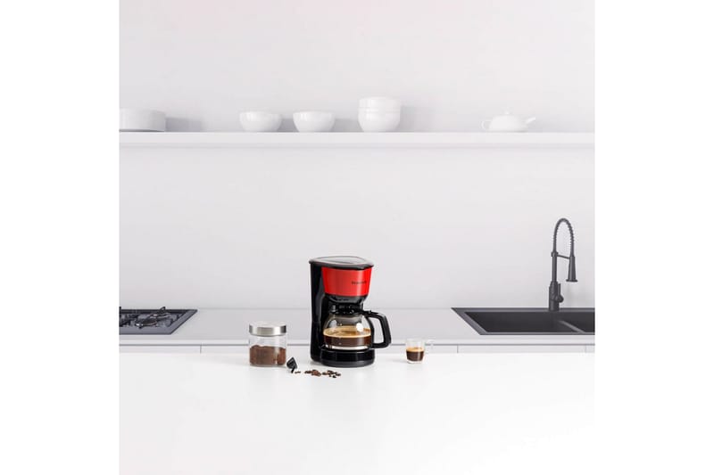Kaffetrakter Taurus Verona Vintage 12 Kopper Rød - Rød - Servering & borddekking - Kjøkkenmaskin - Kaffemaskin & kaffetilbehør - Kaffetrakter