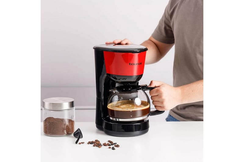 Kaffetrakter Taurus Verona Vintage 12 Kopper Rød - Rød - Servering & borddekking - Kjøkkenmaskin - Kaffemaskin & kaffetilbehør - Kaffetrakter