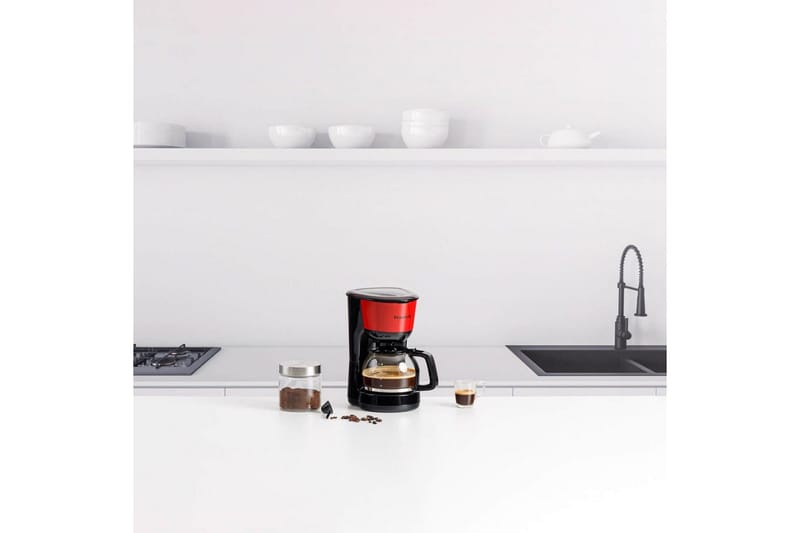 Kaffetrakter Taurus Verona Vintage 12 Kopper - Red - Servering & borddekking - Kjøkkenmaskin - Kaffemaskin & kaffetilbehør - Kaffetrakter