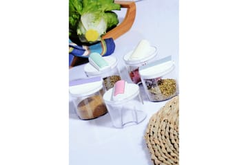 Krydderboks 5-pk - Hvit - Servering & borddekking - Kjøkkenmaskin - Skjære & male - Krydderkvern