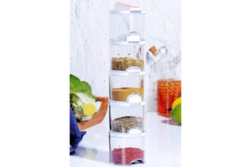 Krydderboks 5-pk - Hvit - Servering & borddekking - Kjøkkenmaskin - Skjære & male - Krydderkvern