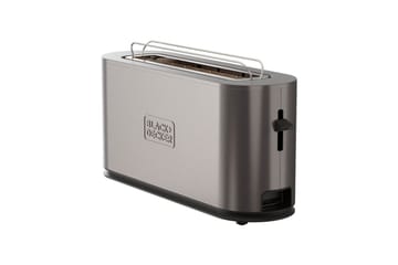 Brødrister Black+Decker 1 Kammer Rustfritt Stål - Servering & borddekking - Kjøkkenmaskin - Varme & koke - Brødrister