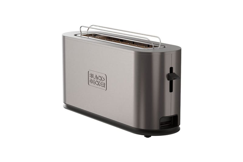 Brødrister Black+Decker 1 Kammer Rustfritt Stål - Servering & borddekking - Kjøkkenmaskin - Varme & koke - Brødrister