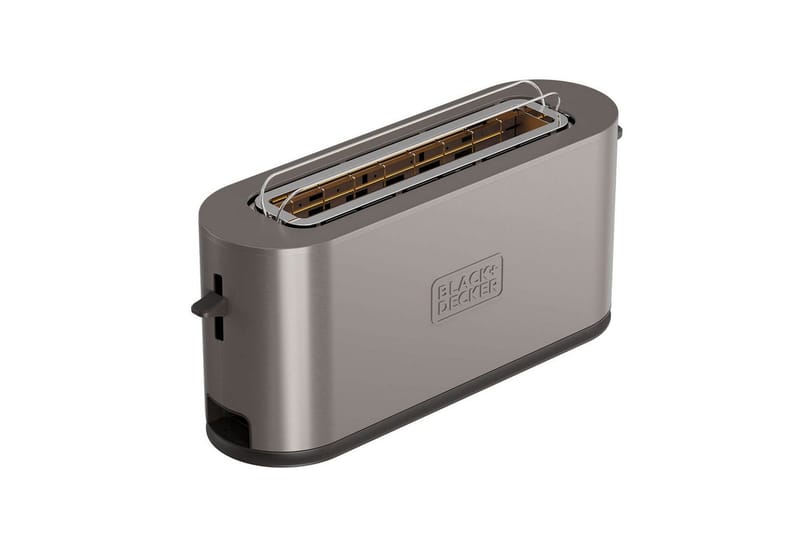 Brødrister Black+Decker 1 Kammer Rustfritt Stål - Servering & borddekking - Kjøkkenmaskin - Varme & koke - Brødrister