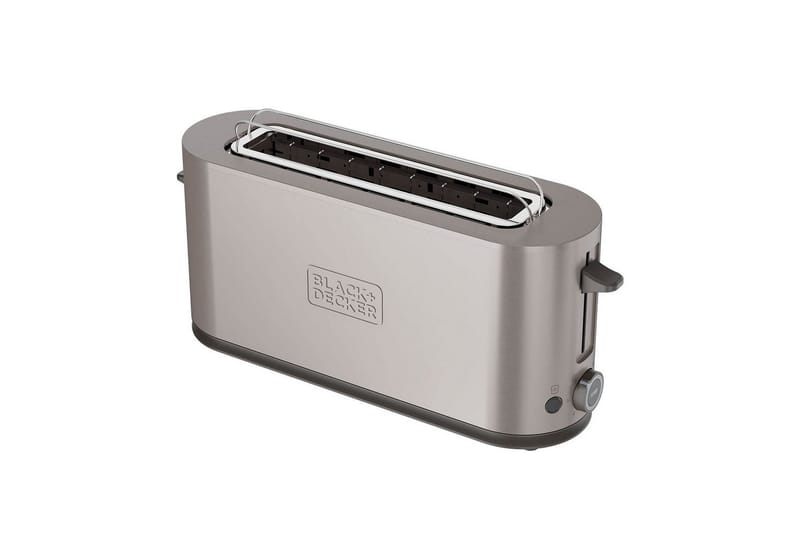 Brødrister Black+Decker 1 Kammer Rustfritt Stål - Servering & borddekking - Kjøkkenmaskin - Varme & koke - Brødrister