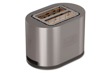 Brødrister Black+Decker 2 Rom Rustfritt 900W Stål - Servering & borddekking - Kjøkkenmaskin - Varme & koke - Brødrister