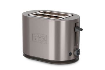 Brødrister Black+Decker 2 rom rustfritt 900W stål - Servering & borddekking - Kjøkkenmaskin - Varme & koke - Brødrister