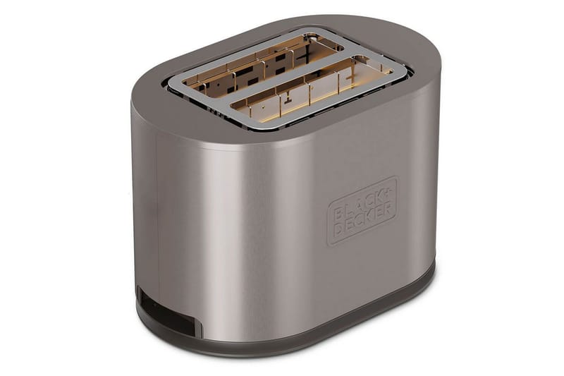 Brødrister Black+Decker 2 Rom Rustfritt Stål 20cm - 20cm - Servering & borddekking - Kjøkkenmaskin - Varme & koke - Brødrister