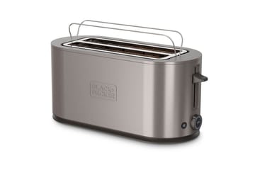 Brødrister Black+Decker 2 Rom Rustfritt Stål 38cm - 38cm - Servering & borddekking - Kjøkkenmaskin - Varme & koke - Brødrister
