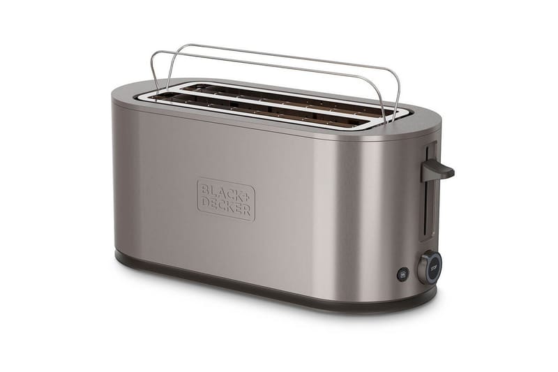 Brødrister Black+Decker 2 Rom Rustfritt Stål 38cm - 38cm - Servering & borddekking - Kjøkkenmaskin - Varme & koke - Brødrister