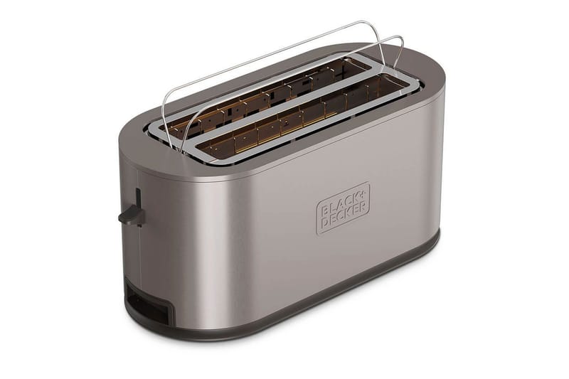 Brødrister Black+Decker 2 Rom Rustfritt Stål 38cm - 38cm - Servering & borddekking - Kjøkkenmaskin - Varme & koke - Brødrister