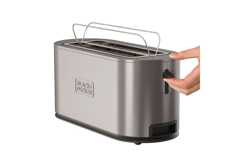 Brødrister Black+Decker 2 Rom Rustfritt Stål 38cm - 38cm - Servering & borddekking - Kjøkkenmaskin - Varme & koke - Brødrister