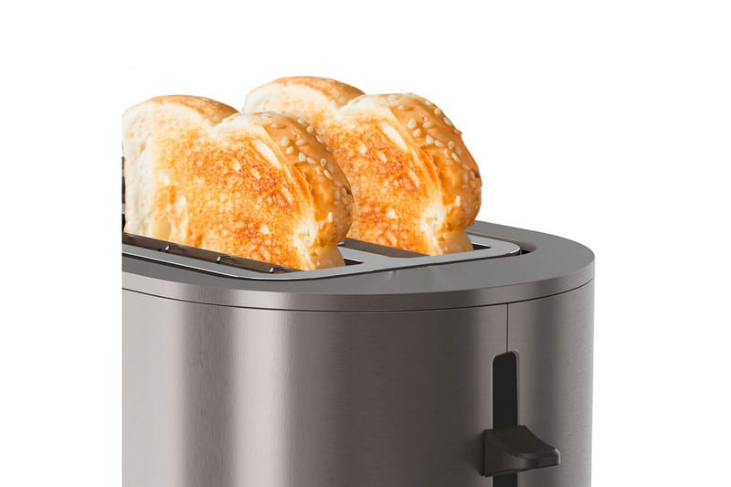 Brødrister Black+Decker 2 Rom Rustfritt Stål 38cm - 38cm - Servering & borddekking - Kjøkkenmaskin - Varme & koke - Brødrister