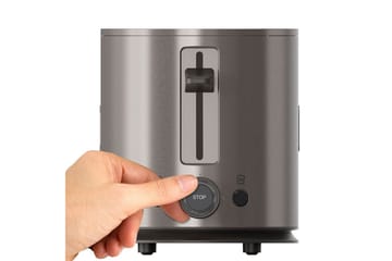 Brødrister Black+Decker 2 rom rustfritt stål - Sølv - Servering & borddekking - Kjøkkenmaskin - Varme & koke - Brødrister