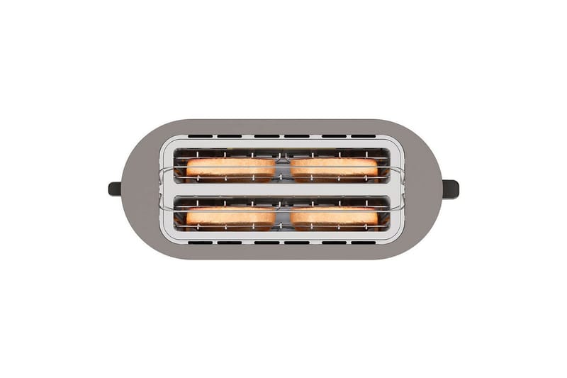 Brødrister Black+Decker 2 rom rustfritt stål - Sølv - Servering & borddekking - Kjøkkenmaskin - Varme & koke - Brødrister