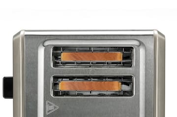 Brødrister Black+Decker 4 spor 1960W børstet stål - Grå - Servering & borddekking - Kjøkkenmaskin - Varme & koke - Brødrister
