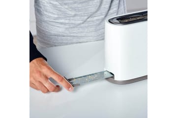 Brødrister Taurus Mytoast 1 Slot Hvit - Hvit - Servering & borddekking - Kjøkkenmaskin - Varme & koke - Brødrister