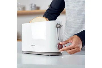 Brødrister Taurus Mytoast 1 Slot Hvit - Hvit - Servering & borddekking - Kjøkkenmaskin - Varme & koke - Brødrister