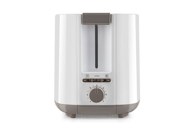 Brødrister Taurus Mytoast II 2 Spalter Hvit - Sølv - Servering & borddekking - Kjøkkenmaskin - Varme & koke - Brødrister