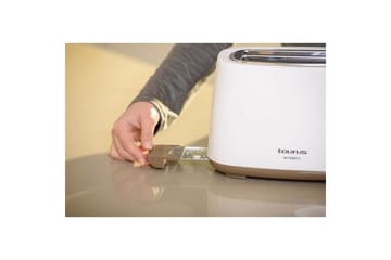 Brødrister Taurus Mytoast II 2 Spalter Hvit - Sølv - Servering & borddekking - Kjøkkenmaskin - Varme & koke - Brødrister